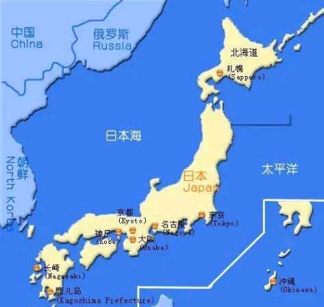 各国地图看起来像什么？日本竟然称日本岛像一条龙！