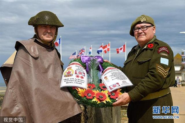 法国：诺曼底登陆75周年纪念日将至 二战老兵访问士兵公墓