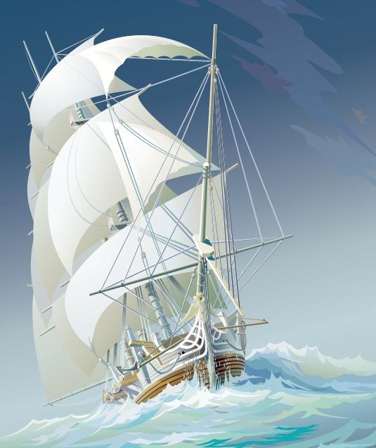 大航海时代，帆船是如何逆风远航的？