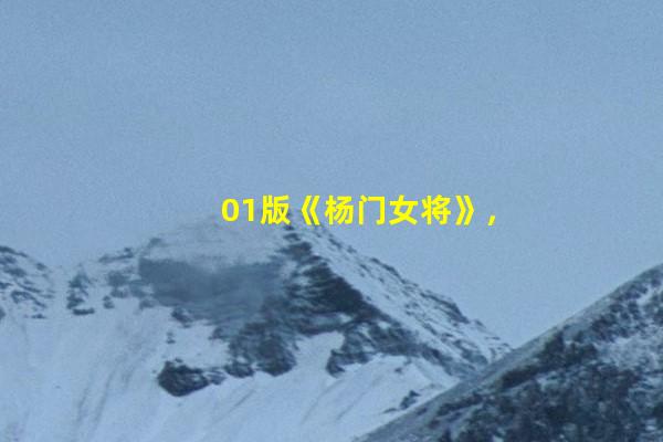 01版《杨门女将》，一部全员绝色的电视剧，评分高达8.5