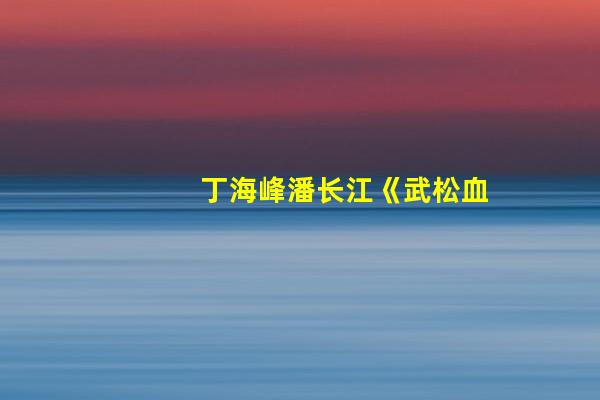 丁海峰潘长江《武松血战狮子楼》上映，不输经典，堪称最好武松片